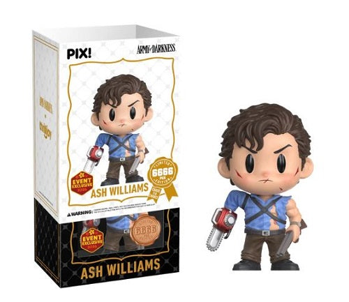 Thrilljoy - PIX! - Army of Darkness - Ash Williams (MegaCon Orlando Exclusive 2026, 6666pcs, Geopende Hero (Common) Variant) - 10 cm Collectible Figure