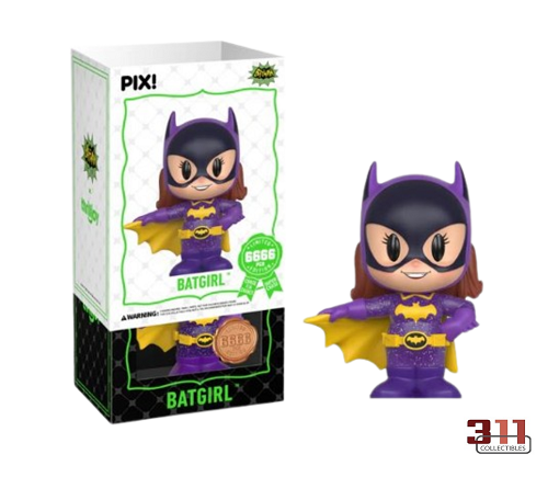 Thrilljoy - PIX! - Batman 1960 - Batgirl - 10 cm Collectible Figure (6666pcs, Geopende Hero (Common) Variant)