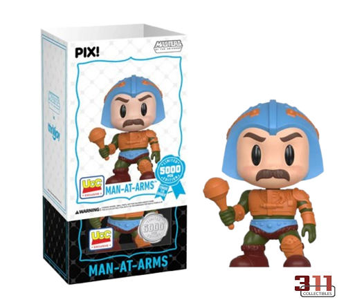 Thrilljoy - PIX! - Masters of the Universe - Man-at-Arms - 10 cm Collectible Figure (UCC Exclusive, 5000pcs, Geopende Hero (Common) Variant)