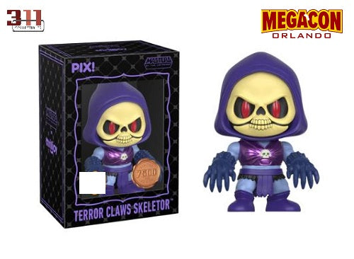 Thrilljoy - PIX! - Masters of the Universe - Terror Claws Skeletor - 10 cm Collectible Figure (MegaCon Orlando Exclusive 2026, 7500pcs, Geopende Hero (Common) Variant)