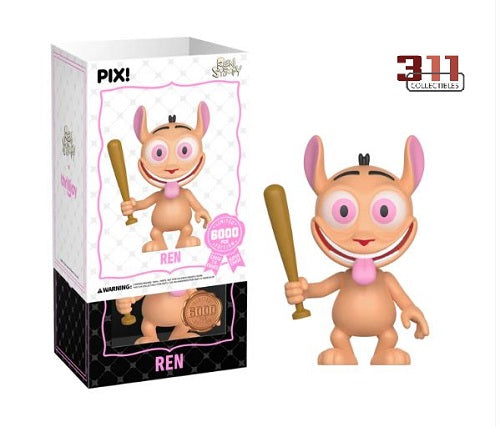 Thrilljoy - PIX! - Ren and Stimpy - Ren - 10 cm Collectible Figure (6000pcs, Geopende Hero (Common) Variant)