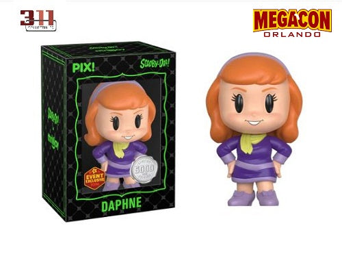 Thrilljoy - PIX! - Scooby Doo - Daphne - 10 cm Collectible Figure (MegaCon Orlando Exclusive 2026, 5000pcs, Geopende Hero (Common) Variant)