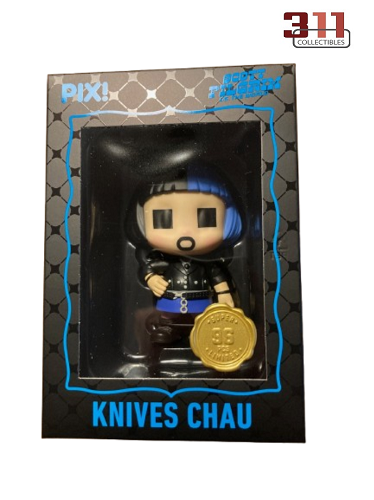 Thrilljoy - PIX! - Scott Pilgrim - Knives Chau - 10 cm Sammelfigur (96 Stück, geöffnete Super Chase Variante)