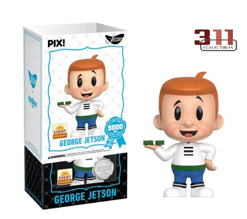 Thrilljoy - PIX! - The Jetsons - George Jetson - 10 cm Collectible Figure (5000pcs, Geopende Hero (Common) Variant)