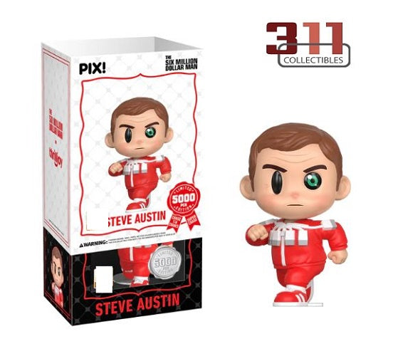 Thrilljoy - PIX! - The Six Million Dollar Man - Steve Austin - 10 cm Collectible Figure (San Diego Comic Con 2025 Exclusive, 5000pcs, Geopende Hero (Common) Variant)