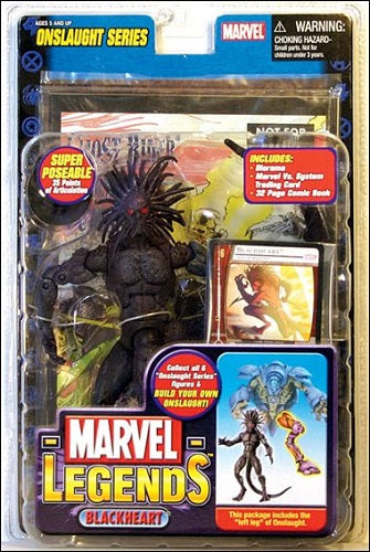 Toybiz - Marvel Legends - Black Heart - Onslaught Wave - Figurine articulée de 15 cm