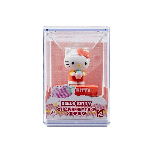 YuMe - Hello Kitty and Friends Mini - Hello Kitty (Strawberry Cake Surprise, 1 of 5) - Collectible Figure