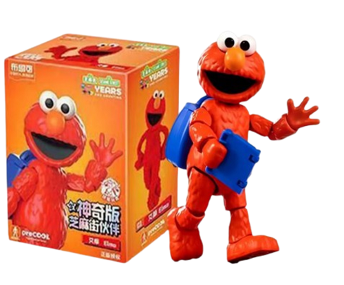 Blokees - Sesame Street - PreCool Series 1 - Kunststoffmodellbausatz 12-15cm (Selbstbau, kein Kleber erforderlich)
