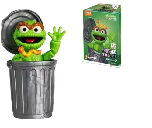 Blokees - Sesame Street - PreCool Series 2 - Plastic Model Kit 12-15cm (self-build, geen lijm nodig)