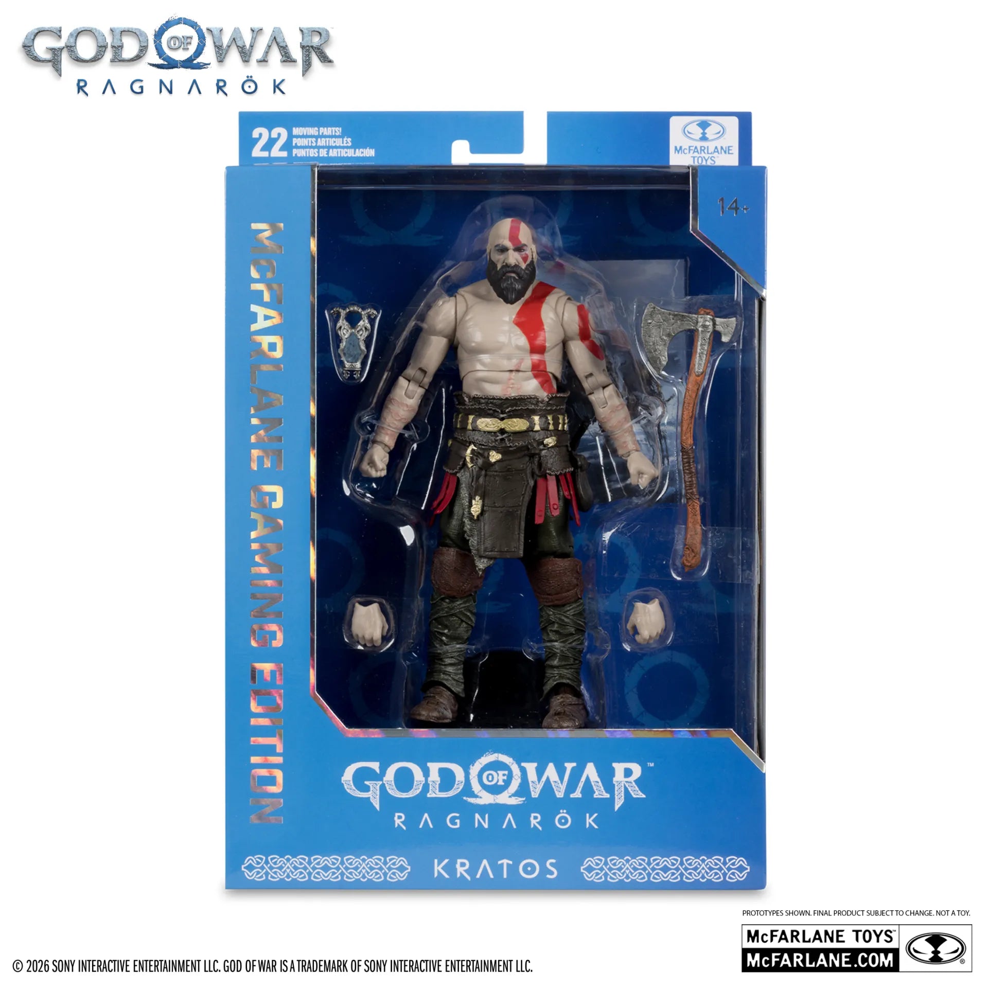 McFarlane Toys - Gaming Edition - God of War: Ragnarok - Kratos - 18 cm Action Figure
