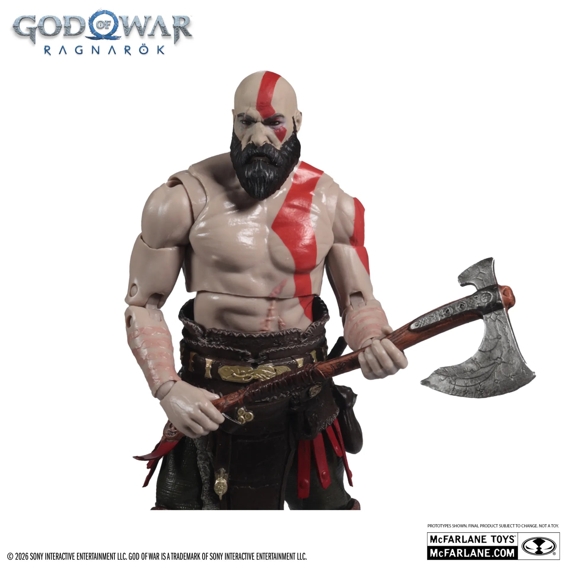 McFarlane Toys - Gaming Edition - God of War: Ragnarok - Kratos - 18 cm Action Figure