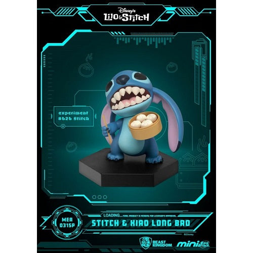 Beast Kingdom - Mini Egg Attack - Disney Lilo & Stitch - Stitch Series Asian Cuisine (2-Pack) - 8 cm Figures