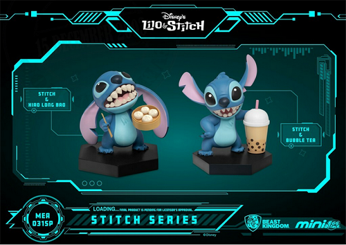 Beast Kingdom - Mini Egg Attack - Disney Lilo & Stitch - Stitch Series Asian Cuisine (2-Pack) - 8 cm Figures