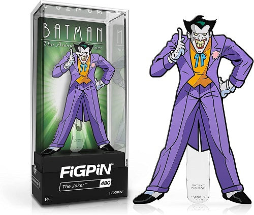 Figpin - Batman - The Animated Series - The Joker #480 - Collectible Pin with Premium Display Case