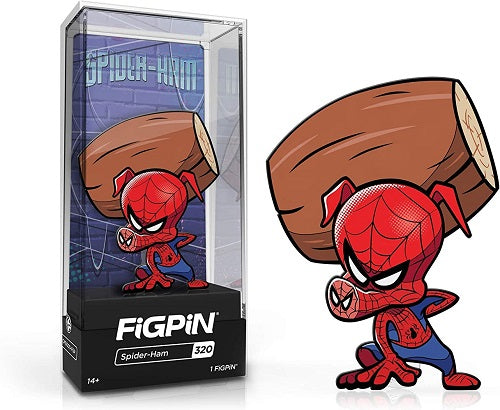 FigPin - Marvel - Spider-Man - Spider-Ham n° 320 - Pin's de collection avec coffret de présentation premium
