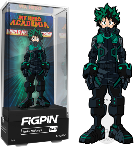 Figpin - My Hero Academia - Izuku Midoriya #840 - Collectible Pin with Premium Display Case