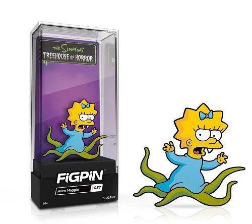 FigPin - The Simpsons - Treehouse of Horror - Alien Maggie #1037 - Collectible Pin with Premium Display Case