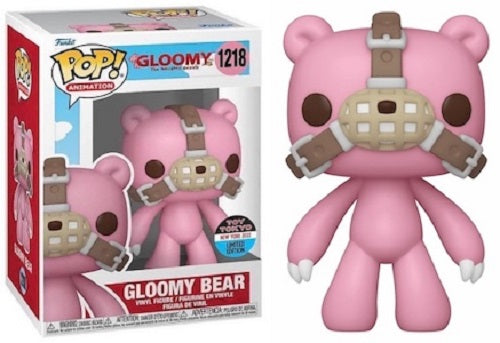 Funko - POP! - Animation - Gloomy: The Naughty Grizzly - Gloomy Bear #1218 (New York Comic Con Exclusive, Flocked) - Vinyl Figure