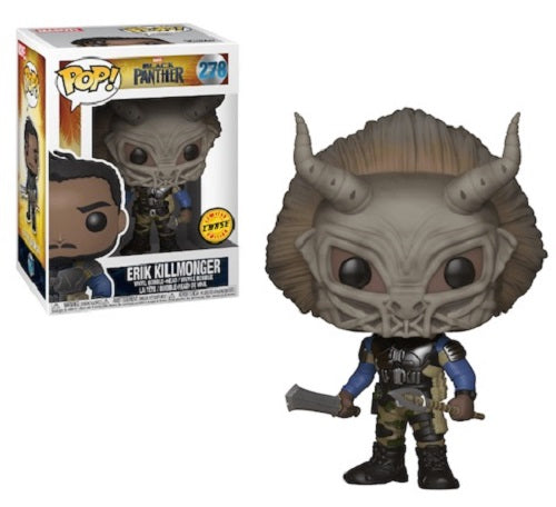 Funko - POP! - Marvel - Black Panther - Erik Killmonger (Masked) #278 (Chase) - Vinyl Figure
