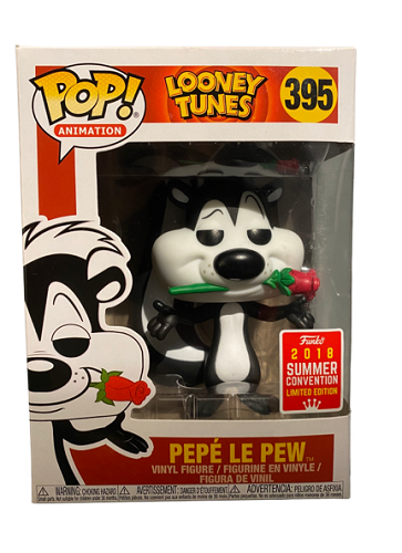 Funko - POP! - Animation - Looney Tunes - Pepe Le Pew n° 395 (Convention d'été) - Figurine en vinyle