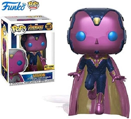 Funko POP! - Marvel - Avengers - Infinity War - Vision 307 (Exclusivité Hot Topic) (Exclusivité EMP)