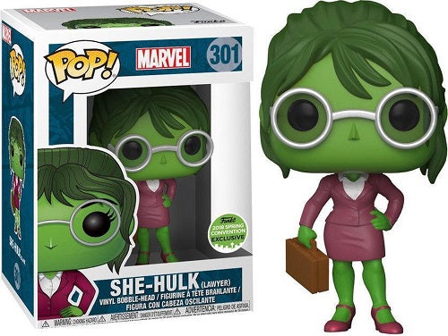 Funko - POP! - Marvel - She-Hulk #301 (Lawyer) (Spring Convention) - Vinyl Figure