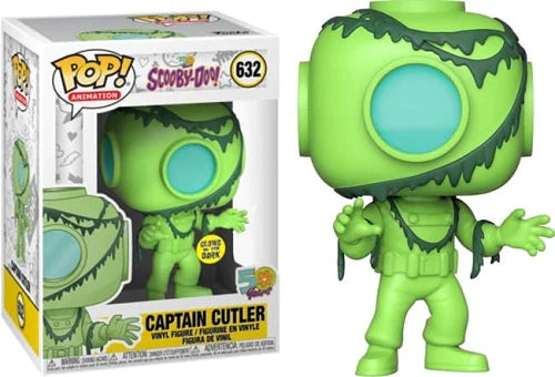 Funko - POP! - Animation - Scooby-Doo! - Capitaine Cutler n° 632 (Phosphorescent) (Édition limitée Funko-Shop.com) - Figurine en vinyle