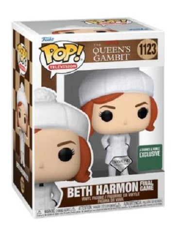 Funko - POP! - Television - The Queen's Gambit - Beth Harmon (Final Game) #1123 (Barnes & Noble Exclusive, Diamond Collection) - Vinyl Figure