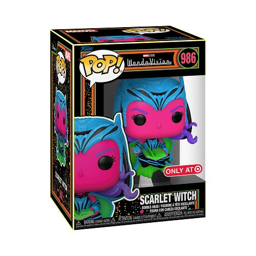 Funko POP! - Marvel - WandaVision - Scarlet Witch #986 (Blacklight) - Target Exclusive - Vinyl Figure