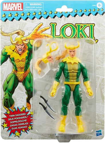 Hasbro - Marvel Legends - Retro Collection - Loki - Loki - 6” Action Figure