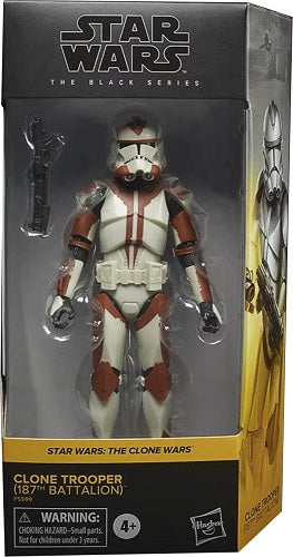 Hasbro - Star Wars - Black Series - La Guerre des Clones - Soldat Clone (187e Bataillon) (CW10) - Figurine articulée de 15 cm
