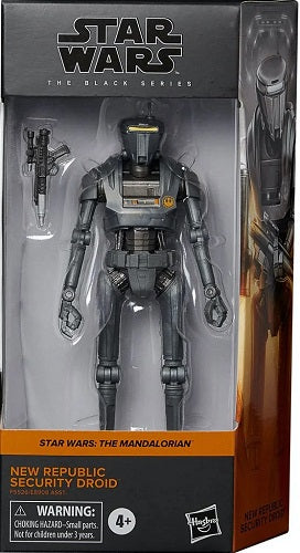 Hasbro - Star Wars - Black Series - The Mandalorian - Droïde de sécurité de la Nouvelle République (MAN23) - Figurine articulée de 15 cm