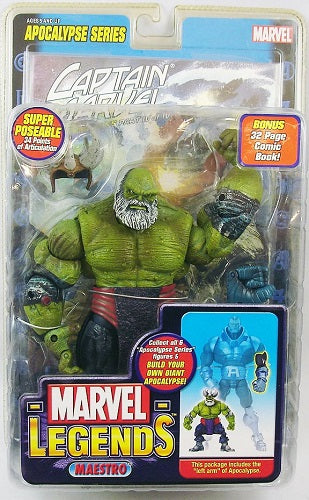 Toybiz - Marvel Legends - Maestro - Vague Apocalypse (Bleu commun) - Figurine articulée de 15 cm (DMG)