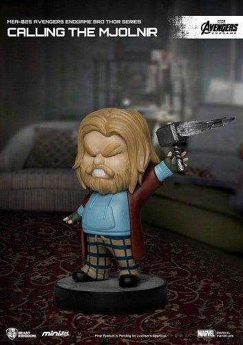 Beast Kingdom - Mini Egg Attack - Avengers: Endgame - Bro Thor Series Calling the Mjolnir - 8 cm Figure