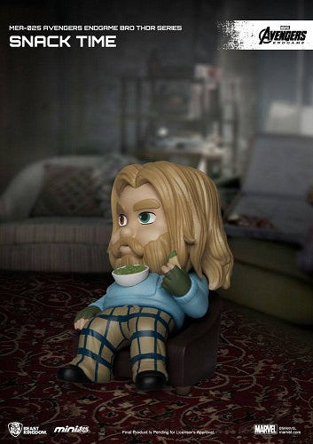 Beast Kingdom - Mini Egg Attack - Avengers: Endgame - Bro Thor Series Snack Time - 8 cm Figure