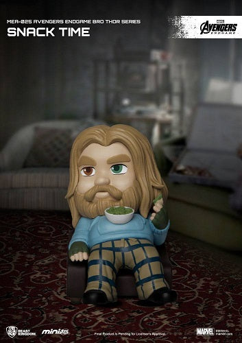 Beast Kingdom - Mini Egg Attack - Avengers: Endgame - Bro Thor Series Snack Time - 8 cm Figure