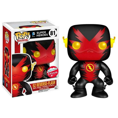 Funko - POP! - DC Comics - Super Heroes - Reverse Flash (New 52 Black & Red) #81 (Fugitive Toys Exclusive) - Vinyl Figure