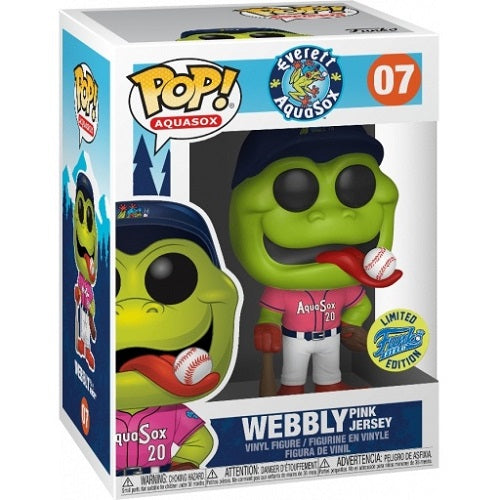Funko - POP! - Sports - Everett AquaSox - Webbly (Pink Jersey) (Limited Funko Field Edition) - Vinyl Figure