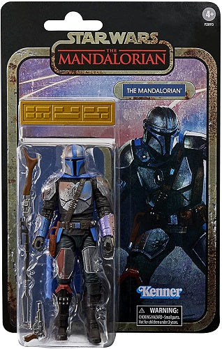 Hasbro - Star Wars - Collection Crédits - Le Mandalorien (Armure bleue) - Figurine articulée de 15 cm