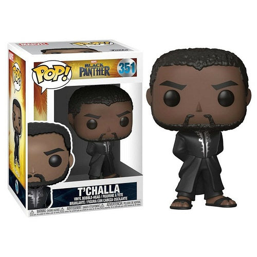 Funko - POP! - Marvel - Black Panther - T'Challa (Black Robe) #351 - Vinyl Figure