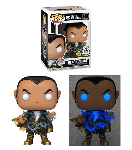 Funko - POP! - DC Comics - Super Heroes - Black Adam #348 (Glows in the Dark, Big Apple Exclusive) - Vinyl Figure