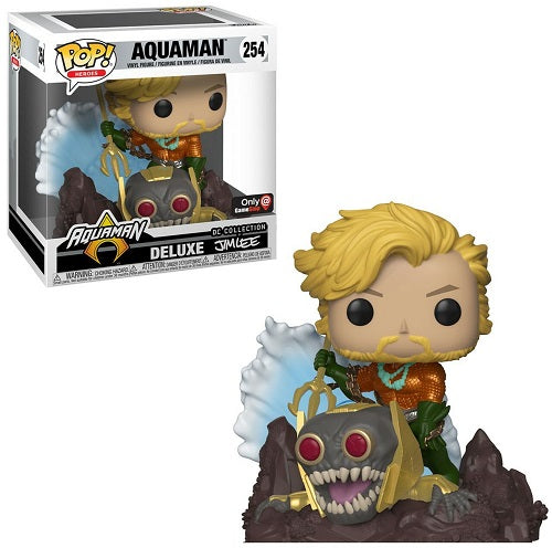 Funko - POP! - DC Comics - Aqua Man - Deluxe Jim Lee DC Collection #254 (Special Edition Sticker) - Vinyl Figure