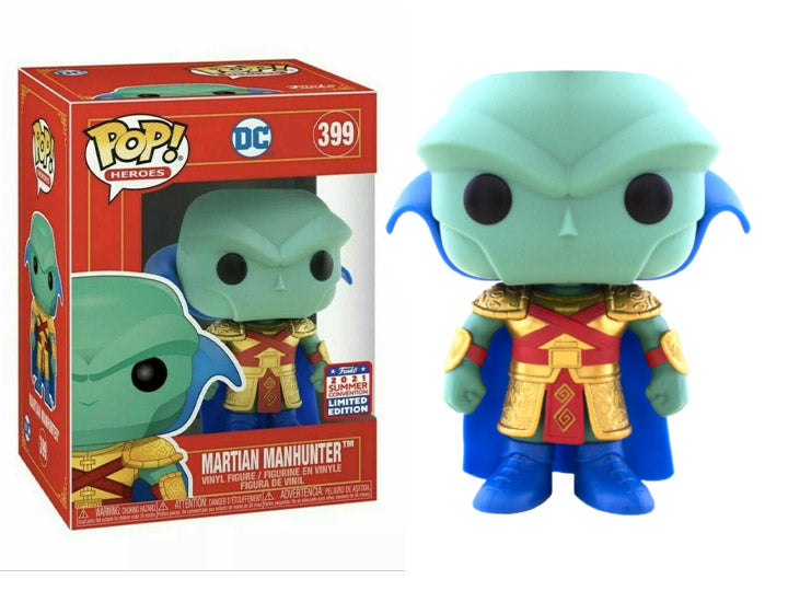 Funko - POP! - DC Comics - Martian Manhunter n° 399 (Convention d'été) - Figurine en vinyle