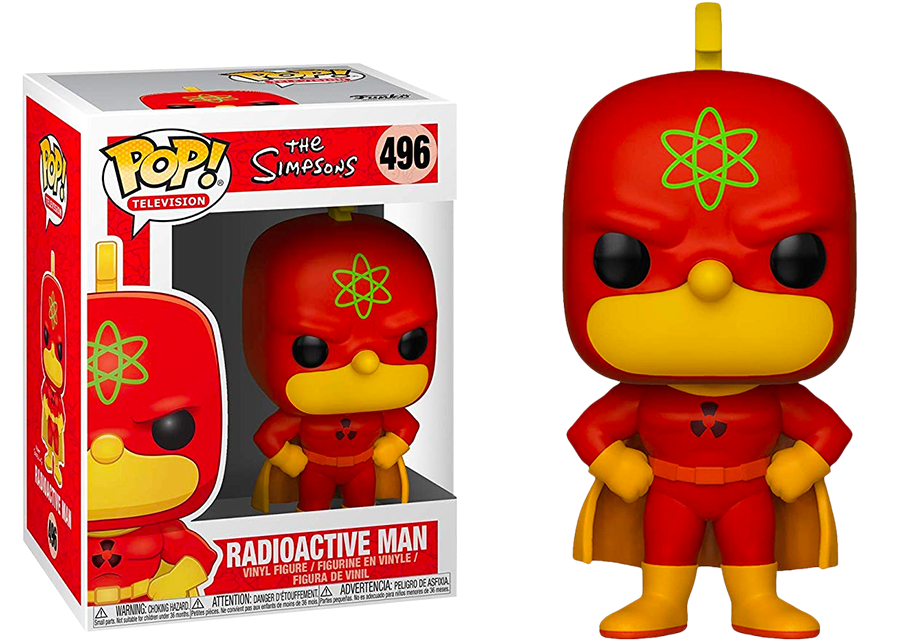 Funko - POP! - Télévision - Les Simpson - L'Homme Radioactif n° 496 - Figurine en vinyle