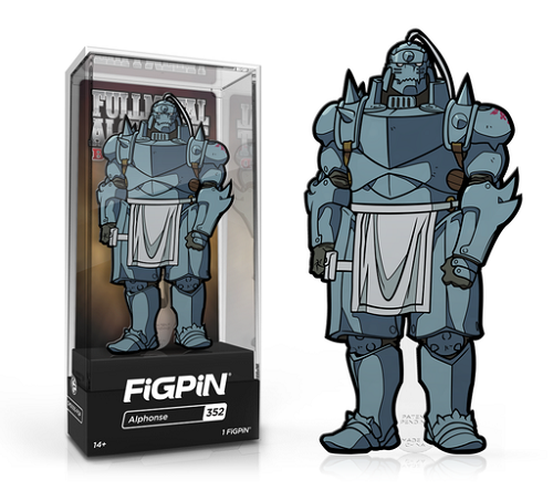 Figpin - Full Metal Alchemist - Alphonse #352 - Collectible Pin with Premium Display Case (Limited to 3024)