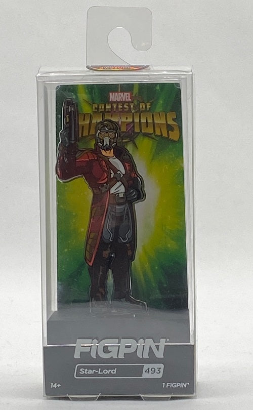 Figpin - Marvel - Contest of Champions - Star Lord #493 - Collectible Pin with Premium Display Case (Limited to 5367)