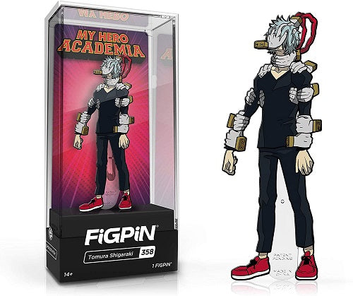 Figpin - My Hero Academia - Tomura Shigaraki #358 - Pin's de collection avec coffret de présentation premium (Limité à 3024 exemplaires)