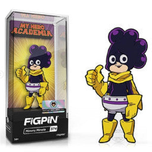 Figpin - My Hero Academia - Minoru Mineta #374 - Pin's de collection avec coffret de présentation premium (édition limitée à 1500 exemplaires)