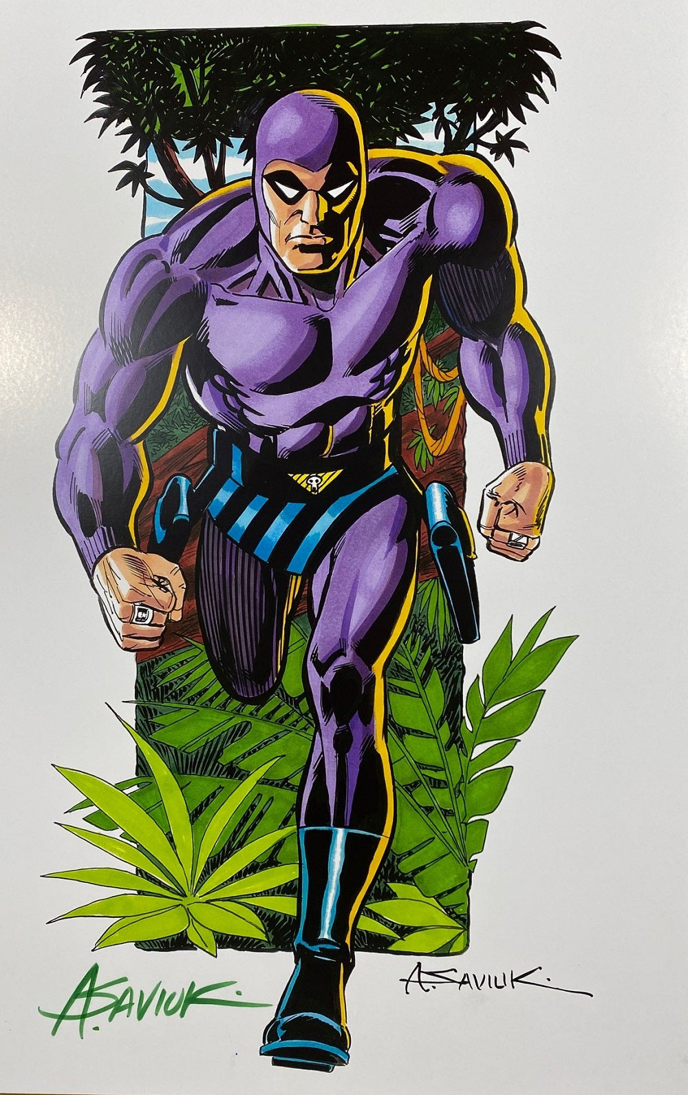 Print - The Phantom - Signed by Alex Saviuk - Art Print