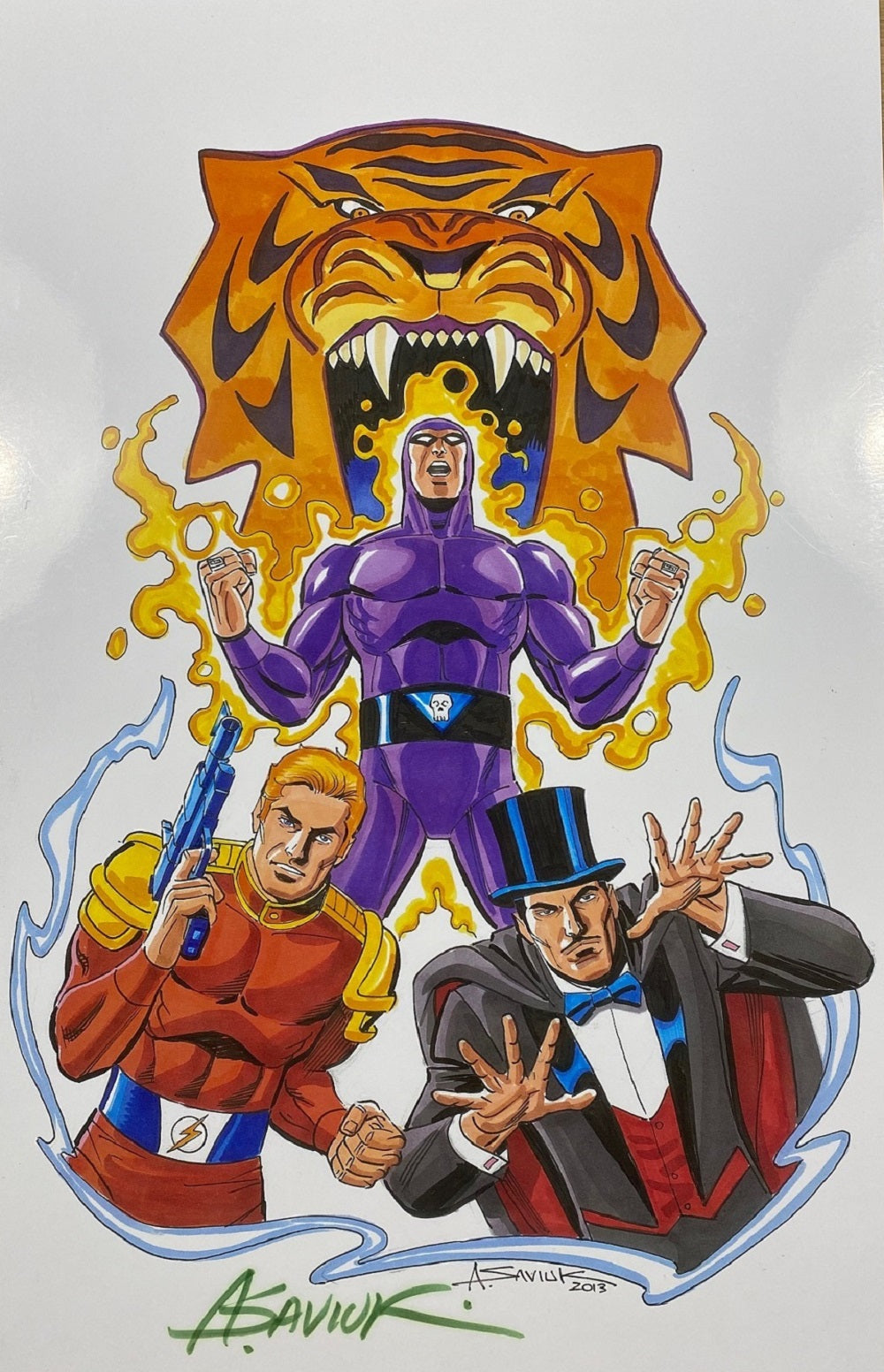 Print - Various Characters - Signed by Alex Saviuk - Art Print